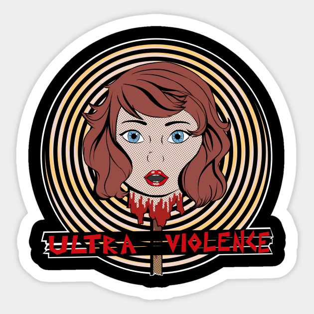 Ultra Violence Sticker by Alabean